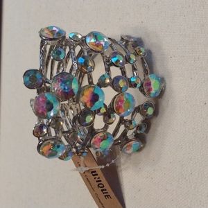 Unique Iridescent/ Oilspill Bracelet